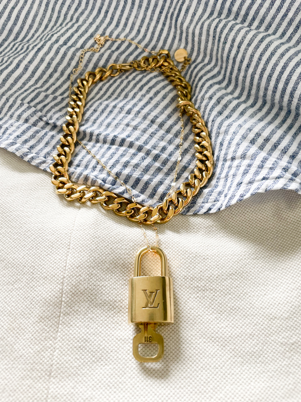 Chia sẻ với hơn 78 về louis vuitton necklace lock hay nhất   cdgdbentreeduvn